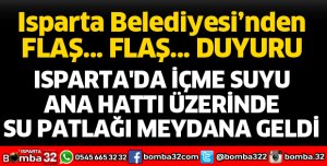 ISPARTA BELEDİYESİNDEN ÖNEMLİ DUYURU