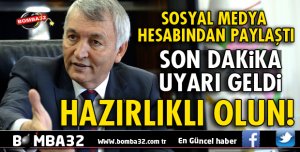 ISPARTA BELEDİYESİ'NDEN SON DAKİKA UYARISI