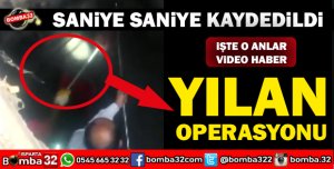 ISPARTA BELEDİYESİNDEN YILAN OPERASYONU