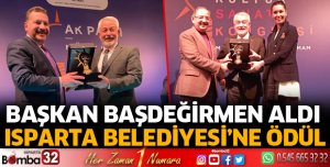 Isparta Belediyesi'ne ödül