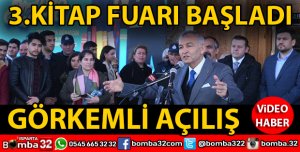 ISPARTA BELEDİYESİNİN DÜZENLEDİĞİ 3.KİTAP FUARI KAPILARINI AÇTI