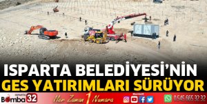 Isparta Belediyesinin GES yatırımları devam ediyor