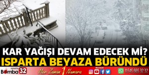 Isparta beyaza büründü