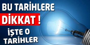 ISPARTA BU TARİHLERE DİKKAT!