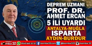ISPARTA BUGÜN DEPREM OLACAKMIŞ GİBİ HAZIRLIKLI OLMALI