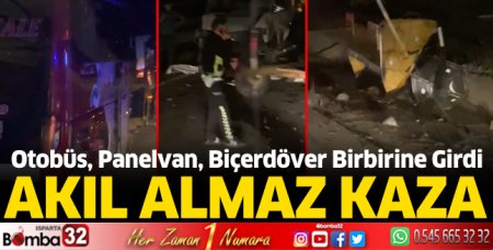 Isparta-Burdur yolunda akıl almaz kaza