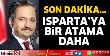 Isparta Çevre Şehircilik İl Müdürü değişti