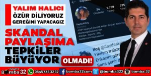 ISPARTA CHP GENÇLİK KOLLARI BAŞKAN YARDIMCISI İLAYDA KILINÇ'IN SKANDAL PAYLAŞIMA TEPKİ