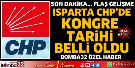 Isparta CHP'de kongre tarihi belli oldu