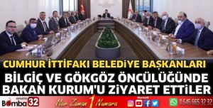 Isparta Cumhur İttifakı Belediye Başkanları Ankara'da
