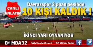 ISPARTA DAVRAZSPOR 3 PUAN PEŞİNDE  CANLI ANLATIM 
