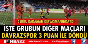 ISPARTA DAVRAZSPOR EREĞLİSPOR DEPLASMANINDA