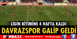 ISPARTA DAVRAZSPOR GALİP GELDİ