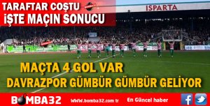 ISPARTA DAVRAZSPOR GÜMBÜR GÜMBÜR GELİYOR