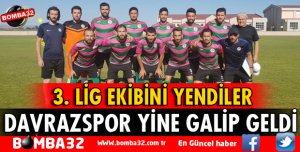 ISPARTA DAVRAZSPOR İKİNCİ HAZIRLIK MAÇINDAN DA GALİP GELDİ