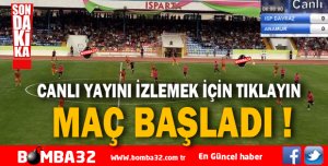 ISPARTA DAVRAZSPOR KENDİ EVİNDE 3 PUAN PEŞİNDE 