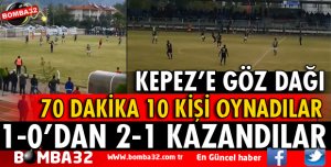 ISPARTA DAVRAZSPOR KEPEZ'E GÖZ DAĞI VERDİ