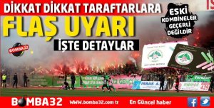 ISPARTA DAVRAZSPOR KOMBİNE BİLET SAHİBİ OLANLARIN DİKKATİNE