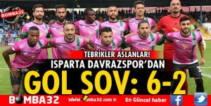 ISPARTA DAVRAZSPOR MANAVGATSPOR'U 6-2 YENDİ