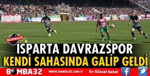 ISPARTA DAVRAZSPOR MANAVGATSPOR'U AĞIRLIYOR