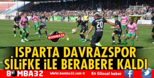 ISPARTA DAVRAZSPOR SİLİFKE BELEDİYESPOR'U AĞIRLIYOR