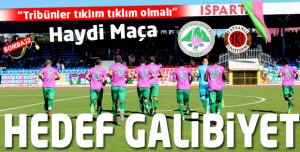 ISPARTA DAVRAZSPOR’DA HEDEF GALİBİYET