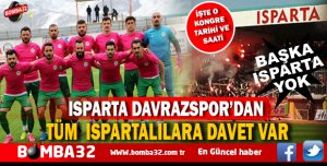 ISPARTA DAVRAZSPOR’UN YÖNETİMİ BELİRLENECEK