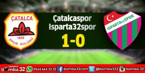 Isparta deplasmanda mağlup oldu