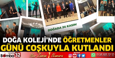 Isparta Doğa Koleji’nde Öğretmenler Günü coşkuyla kutlandı