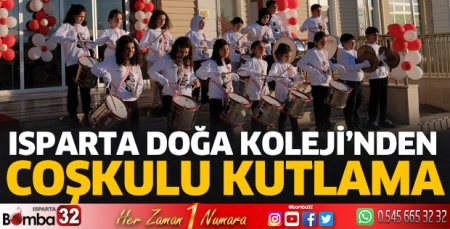 Isparta Doğa Koleji’nden coşkulu kutlama