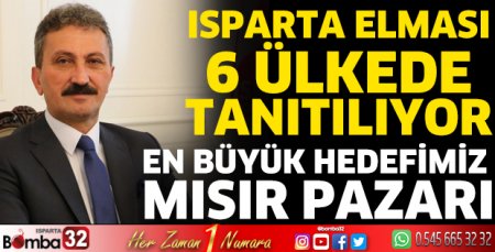 Isparta Elması 6 ülkede tanıtılıyor