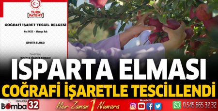 Isparta Elması coğrafi işaret alarak tescillendi