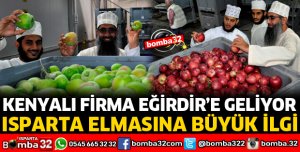 ISPARTA ELMASINA YABANCILARDAN BÜYÜK İLGİ