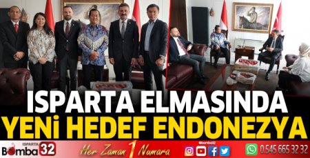 Isparta Elmasında yeni hedef; Endonezya