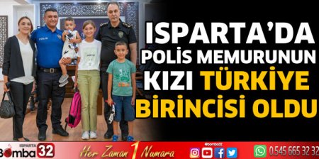 Isparta emniyet teşkilatında gurur tablosu