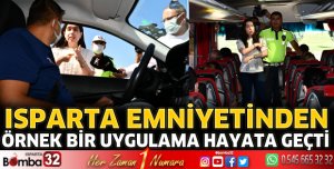 Isparta Emniyetinden Örnek Uygulama