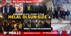 ISPARTA'DA EN  ANLAMLI ZİYARET İLÇE İLÇE GEZDİLER 