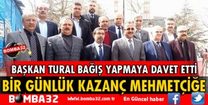 ISPARTA ESNAF ODALARI MEHMETÇİĞE BAĞIŞ KAMPANYASI BAŞLATTI