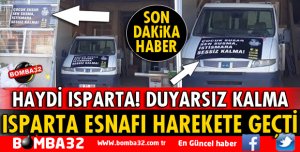 ISPARTA ESNAFI HAREKETE GEÇTİ