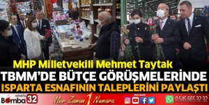 Isparta esnafının taleplerini paylaştı