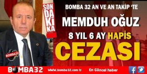 ISPARTA FETÖ DAVASINDA ESKİ VALİ MEMDUH OĞUZ'A 8 YIL 6 AY HAPİS CEZASI 