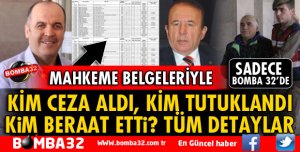 ISPARTA FETÖ DAVASINDA İŞTE SANIKLARA VERİLEN KARARLAR!