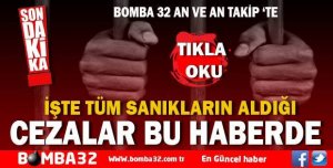 ISPARTA FETÖ DAVASINDA KESİNLEŞEN CEZALAR