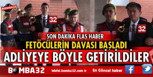 ISPARTADA FETÖ/PDY DAVASI BAŞLADI