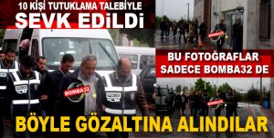 ISPARTA FETÖ/PDY OPERASYONUNDA GÖZALTINA ALINANLAR SAĞLIK KONTROLÜNDEN GEÇİRİLDİ