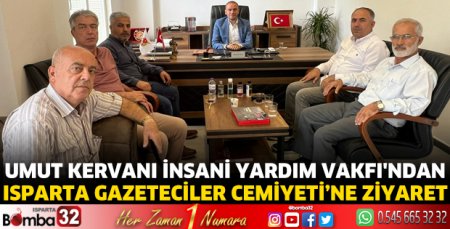 Isparta Gazeteciler Cemiyeti’ne ziyaret