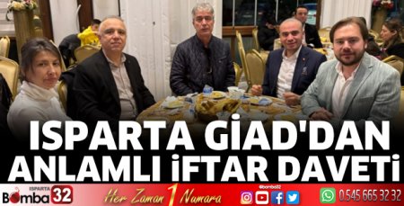 Isparta GİAD’dan anlamlı iftar