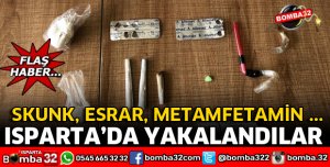 ISPARTA GİRİŞİNDE YAKALANDILAR