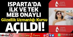 Isparta Güzellik Akademisi açıldı