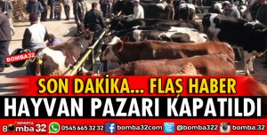 ISPARTA HAYVAN PAZARI KAPATILDI